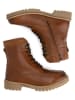 TRAVELIN' Leder-Boots in Hellbraun