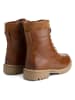 TRAVELIN' Leder-Boots in Hellbraun