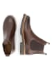 TRAVELIN' Leder-Chelsea-Boots in Braun