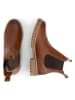TRAVELIN' Leder-Chelsea-Boots in Hellbraun