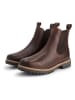 TRAVELIN' Leder-Chelsea-Boots in Braun