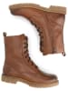 TRAVELIN' Leren boots lichtbruin