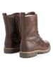 TRAVELIN' Leren boots bruin