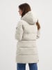 TRAVELIN' Wintermantel in Creme