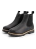 TRAVELIN' Leren chelseaboots zwart