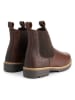TRAVELIN' Leren chelseaboots bruin