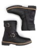 TRAVELIN' Leren boots zwart