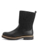 TRAVELIN' Leren boots zwart