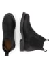 TRAVELIN' Leder-Chelsea-Boots in Schwarz