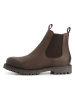 TRAVELIN' Leder-Chelsea-Boots in Braun
