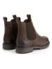 TRAVELIN' Leder-Chelsea-Boots in Braun