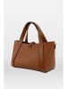 maison héritage PARIS Leder-Henkeltasche "Picea" in Hellbraun - (B)36 x (H)22 x (T)15 cm