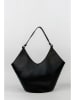 maison héritage PARIS Leder-Shopper "Cedro" in Schwarz - (B)52 x (H)36 x (T)21 cm