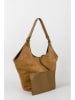 maison héritage PARIS Leder-Shopper "Cedro" in Hellbraun - (B)52 x (H)36 x (T)21 cm