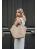 maison héritage PARIS Leder-Shopper "Cedro" in Hellbraun - (B)52 x (H)36 x (T)21 cm