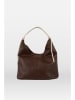 maison héritage PARIS Leder-Schultertasche "Tejo" in Braun - (B)40 x (H)41 cm