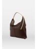 maison héritage PARIS Leren schoudertas "Tejo" bruin - (B)40 x (H)41 cm