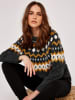 Apricot Pullover in Anthrazit/ Gelb