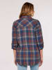 Apricot Blouse blauw/rood