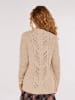 Apricot Cardigan in Hellbraun