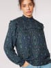 Apricot Blouse donkerblauw