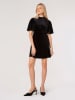 Apricot Samtkleid in Schwarz