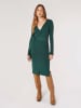 Apricot Kleid in Petrol