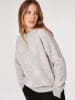 Apricot Pullover in Hellgrau/ Rosa