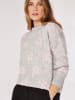 Apricot Pullover in Hellgrau/ Rosa