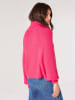 Apricot Rollkragenpullover in Pink