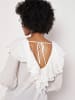 Apricot Bluse in Weiß