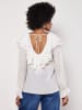 Apricot Blouse wit