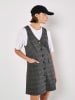 Apricot Kleid in Schwarz