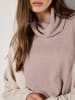 Apricot Rollkragenpullover in Rosa