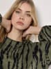 Apricot Bluse in Khaki/ Schwarz