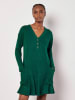 Apricot Kleid in Grün