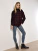 Apricot Bluse in Bordeaux/ Schwarz