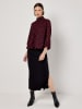 Apricot Bluse in Bordeaux/ Schwarz