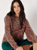 Apricot Pullover in Orange/ Blau/ Grün