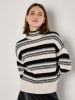 Apricot Pullover in Weiß/ Schwarz