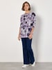 Apricot Longsleeve in Grau/ Lila