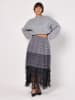 Apricot Tule rok grijs/zwart