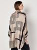 Apricot Longbluse in Beige/ Schwarz