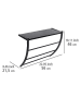 Wenko Wandmeubel "Tarderia" zwart - (B)56 x (H)46 x (D)21,5 cm