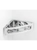 Wenko Doucherek "Turbo-Loc® Bralia" zilverkleurig - (B)35 x (H)8,5 x (D)20 cm
