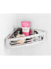 Wenko Doucherek "Turbo-Loc® Bralia" zilverkleurig - (B)35 x (H)8,5 x (D)20 cm