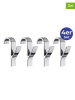 Wenko 4er-Set: Handtuchhaken in Silber - (H)10,5 cm