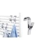 Wenko 4-delige set: handdoekhaken zilverkleurig - (H)10,5 cm