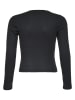 Blue Effect Longsleeve in Schwarz