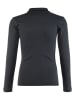 Blue Effect Polo-Longsleeve in Dunkelblau